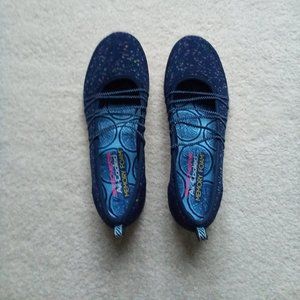 Sketcher Sneakers, Women's size 8.5, Navy Confetti
